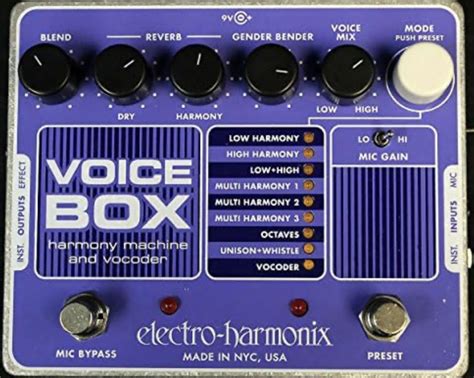 electro harmonix voice box review harmony central|electro Harmonix voice box review.